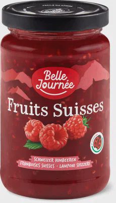 Belle Journée Fruits Suisses Konfitüre Schweizer Himbeeren