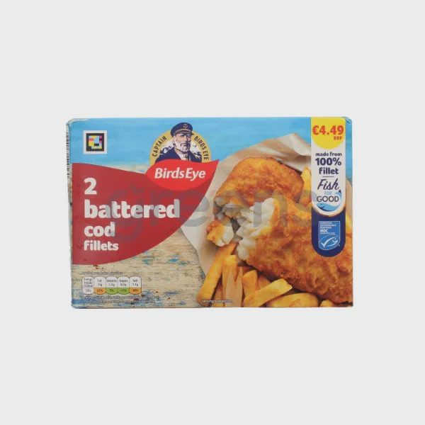 Bird's Eye 2 Cod Fillets In Batter 200g