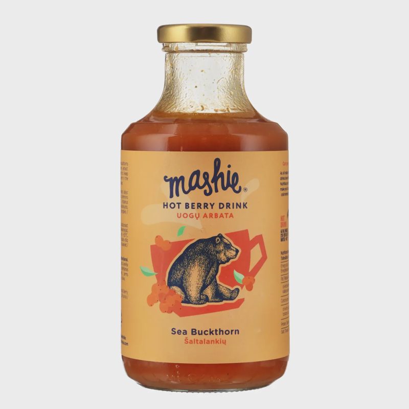 Šaltalankių uogų tyrė arbatai MASHIE, 500 ml