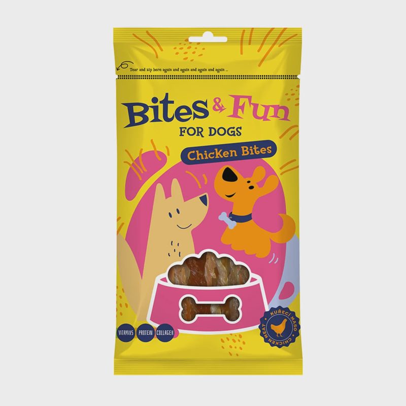 Šunų skanėstas AKINU BITES&FUN, višt., 85 g