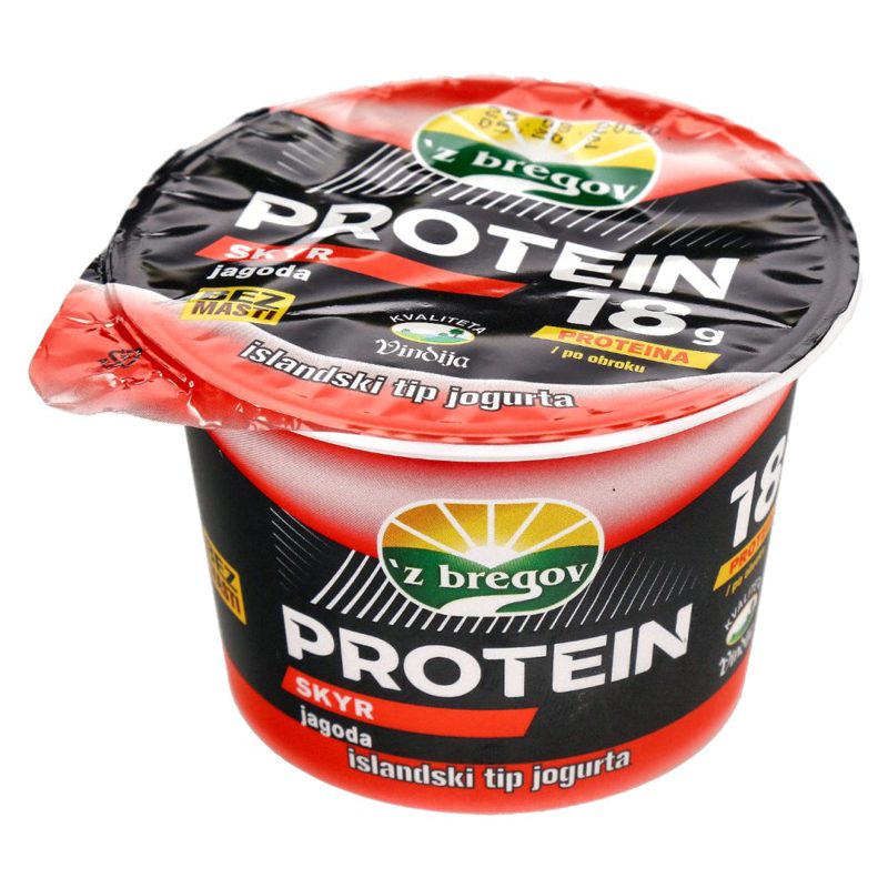 Vindija 'z bregov Protein Skyr jogurt jagoda 200 g