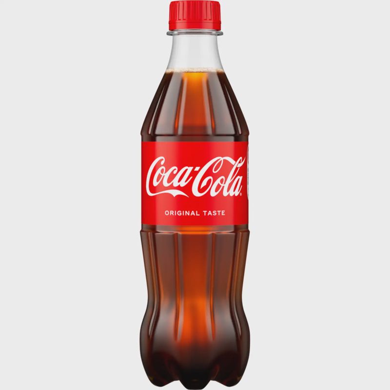 Gazuotas gaivusis gėrimas COCA-COLA, 0,5l