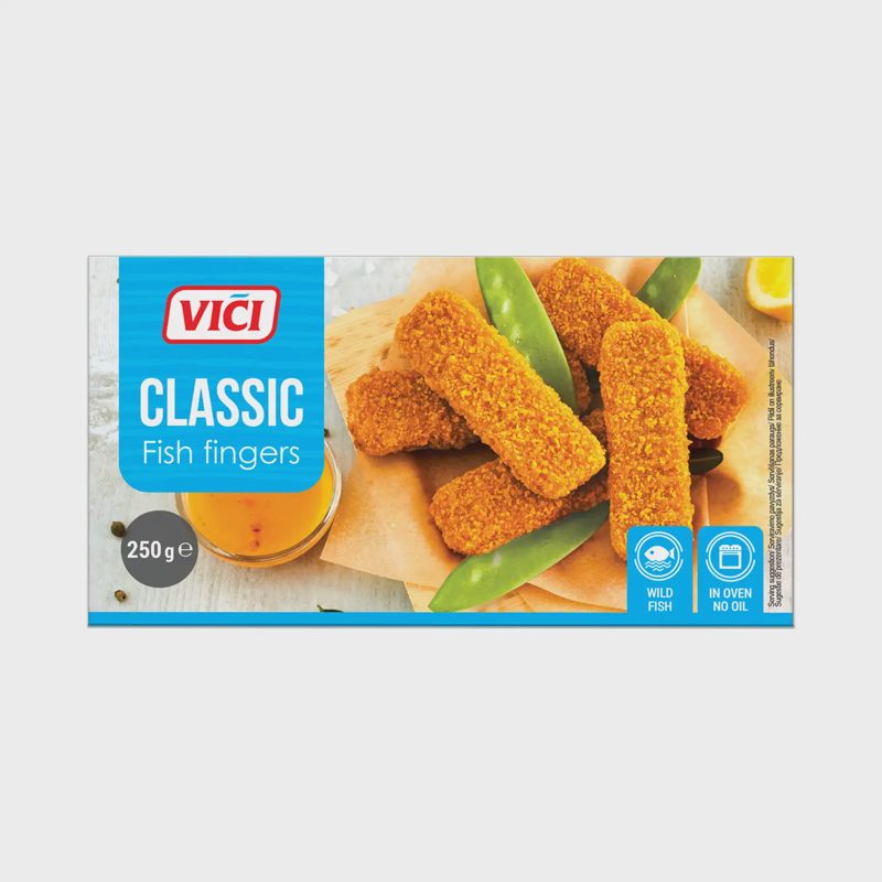 Žuvų maltinukai su sūrio padažu VIČI, 300 g