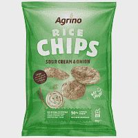 Agrino Rice Chips Sour Cream & Onion 60gr