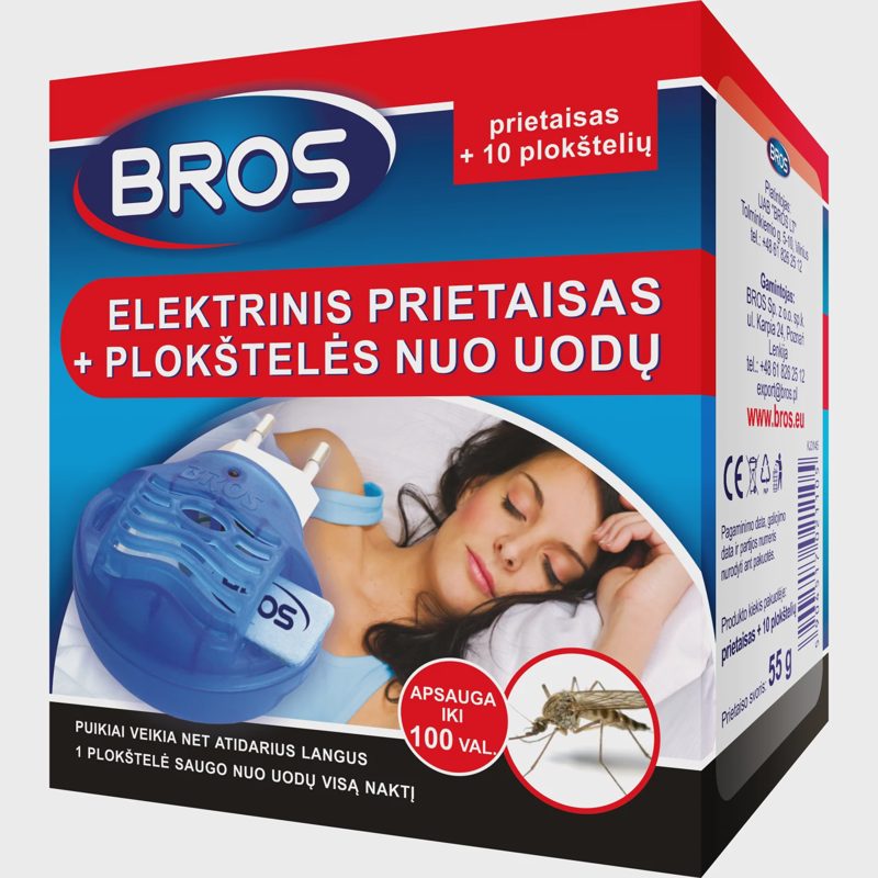 Elektr. uodų atb. priet.BROS,+10 plokšt.
