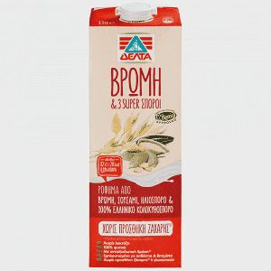 ΔΕΛΤΑ Ρόφημα Βρώμη & 3 Super Σπόροι 1,5 lt