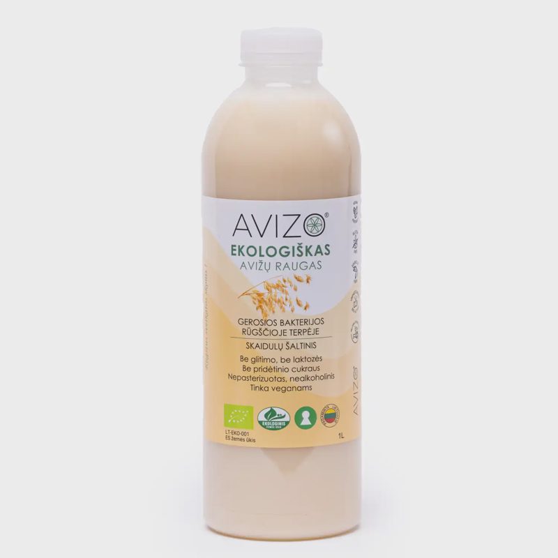 Ekologiškas avižų raugas AVIZO, 1 l