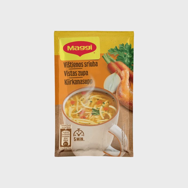 Vištienos sriuba MAGGI 5MIN su makaron., 12g