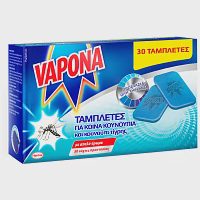 Vapona Εντομοαπωθητικές Ταμπλέτες 30τεμ