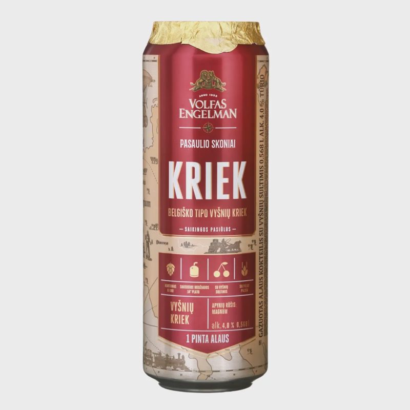 Al.kok.VOLFAS ENGELMAN KRIEK, 4 %, 0,568 l