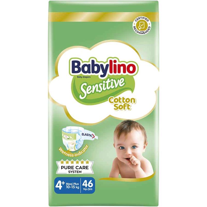 BABYLINO SENSITIVE ECONOMY PACK NO 4+ (10-15kg) X46