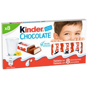 MLEČNA ČOKOLADA KINDER, FERRERO, 8/1, 100G