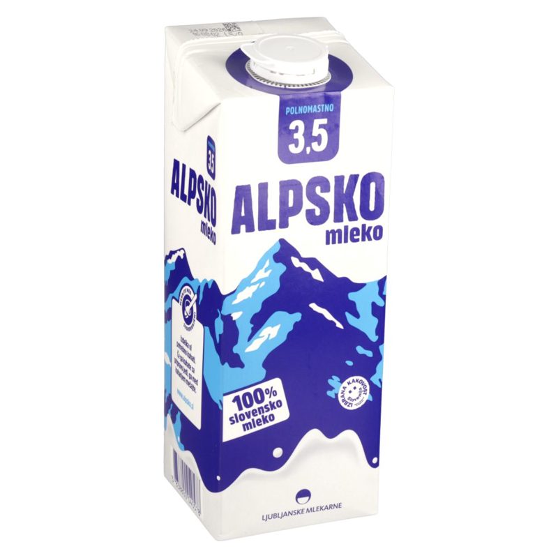 Alpsko trajno mlijeko 3,5% m.m. 1 L