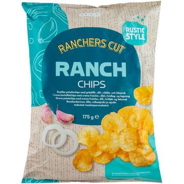 Coop kartulikrõpsud ranch 175g