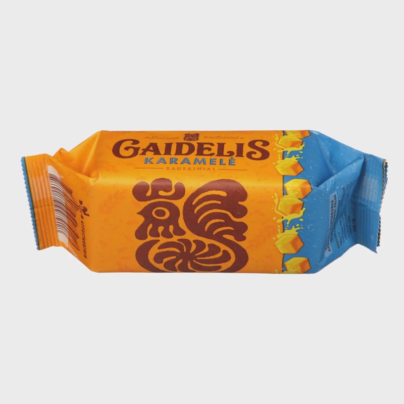 Sausainiai GAIDELIS KARAMELĖ, 160 g