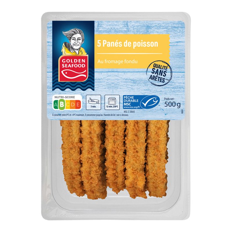 5 PANÉS DE POISSON