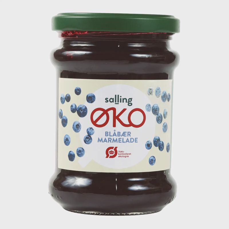 Ekol. mėlynių uogienė SALLING EKO, 275 g