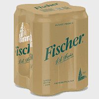 Fischer Μπίρα Pilsner Κουτί 4x500ml