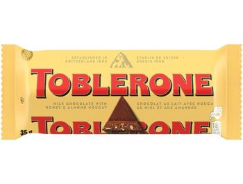 Toblerone Chunk mliječna čokolada s bademovim nougatom i medom 35 g