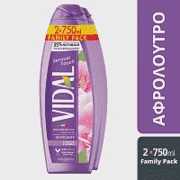 Vidal Shower Gel Sensitive Touch 2x750ml