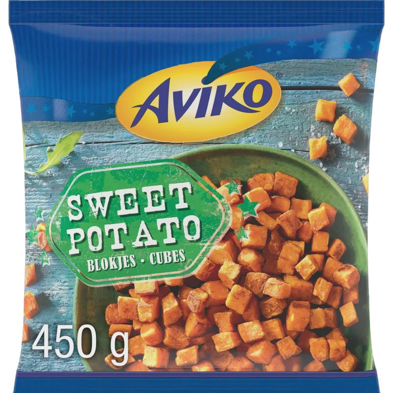 Sweet patato blokjes