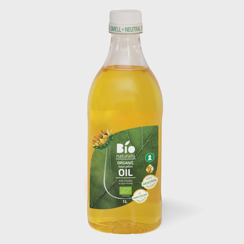 Ekolog. saulėgrąžų aliejus BIONATURALIS, 1l