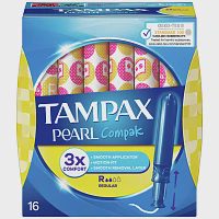 Tampax Compak Pearl Regular Ταμπόν 16τεμ