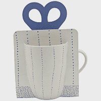 Tabletop Basics Κούπα Πορσελάνης Blue Dots2 340ml
