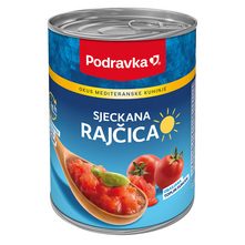 Podravka sjeckana rajčica s bosiljkom i origanom 400 g