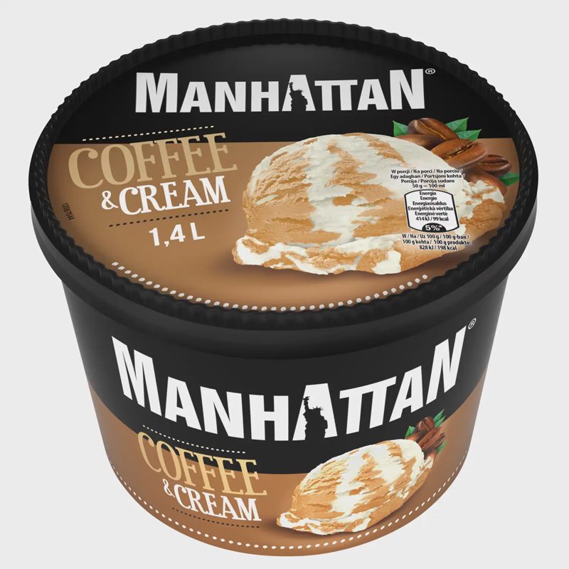 Valgomieji ledai MANHATTAN COFFEE, 700 g