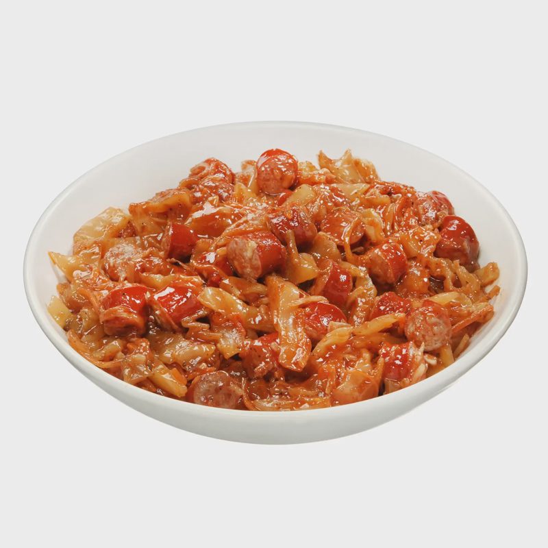 Trošk.kopūstai su rūkytomis dešrelėmis, 300 g