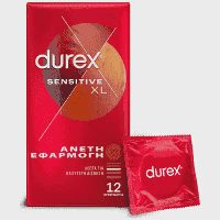 Durex Sensitive Προφυλακτικά Άνετη Εφαρμογή 12τεμ