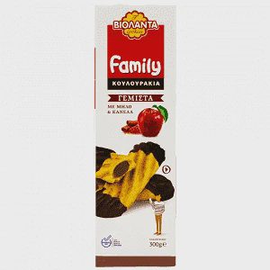 Βιολάντα Family Κουλουράκια Γεμιστά Μήλο Κανέλλα 300gr