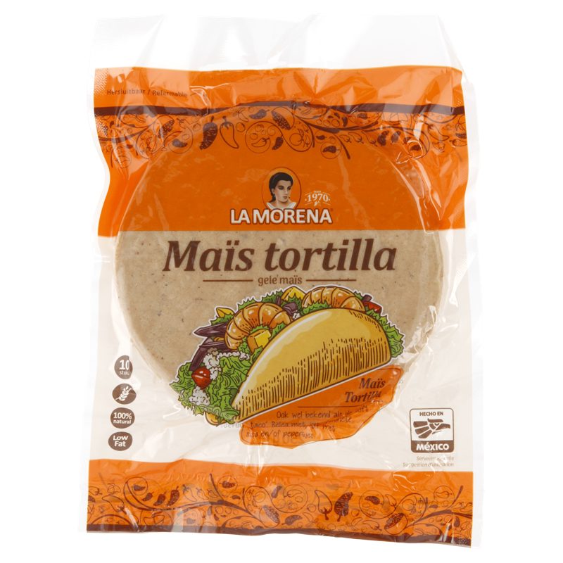 La Morena Gele Maïs Tortilla 250g