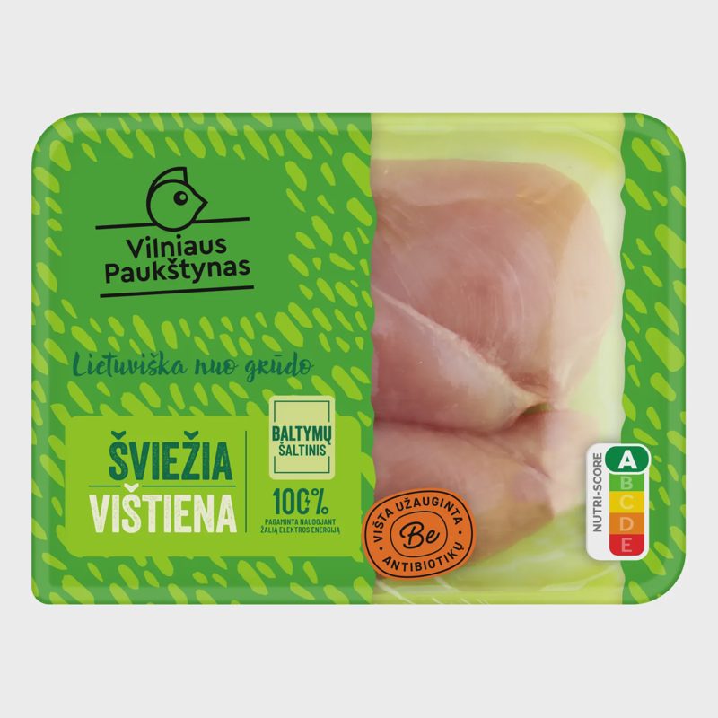Šviež.viščiuko br. filė kepsn.be antib., 400g