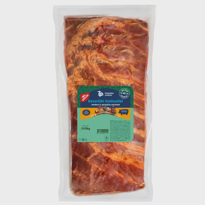 Kiaul. šonk. medaus, garst. marinate KM, 1 kg