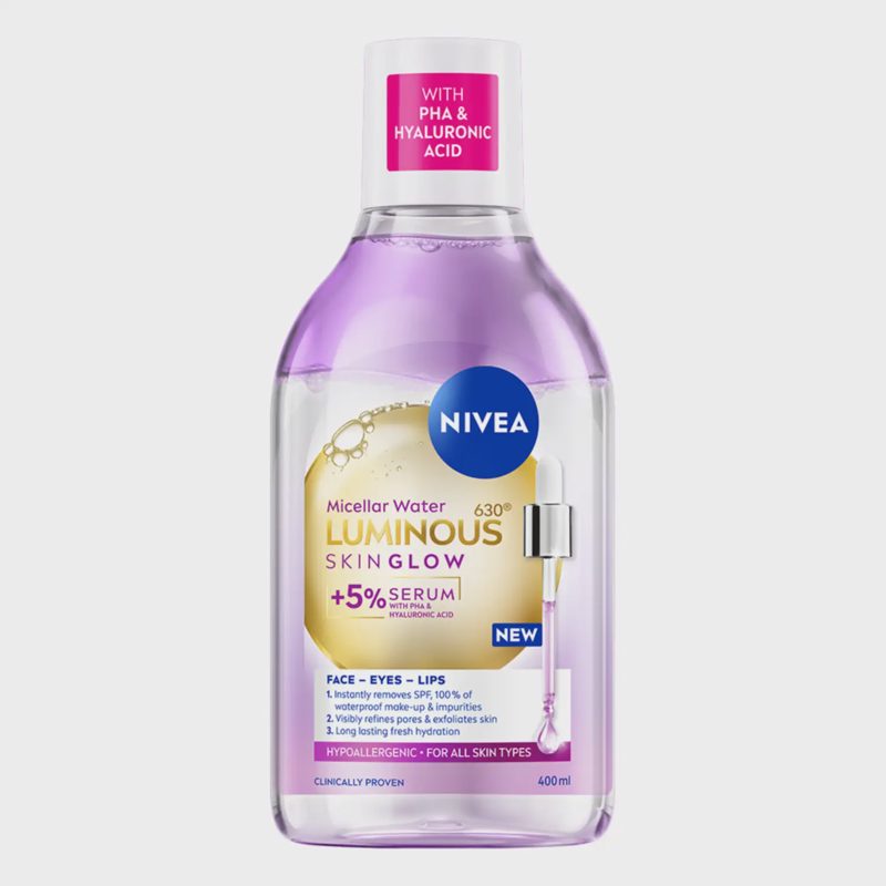 Micel. vanduo NIVEA LUM. SKIN GLOW, 400 ml