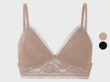 ESMARA® Dames bralette met kant, zonder beugels