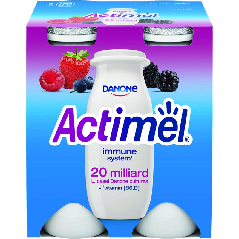 Iaurt de baut cu fructe de padure 4x100g