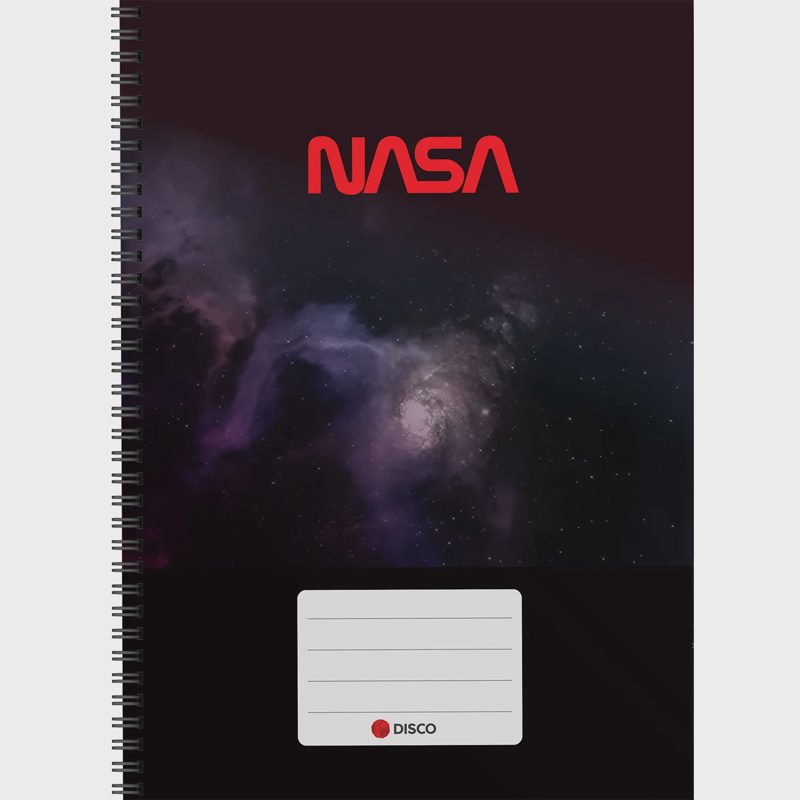 Sąsiuvinis DISCO NASA, 50l., spir., BS26