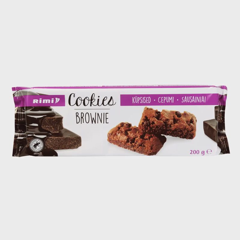Sausainiai su šok. gab. RIMI BROWNIE, 200 g