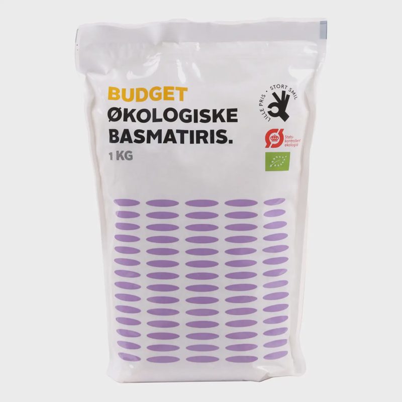 Ekologiški BASMATI ryžiai BUDGET, 1 kg