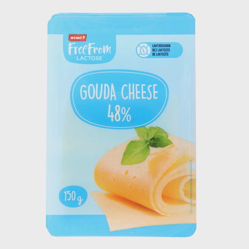 Sūris RIMI FREE FROM GOUDA, 48 % rieb. 150 g
