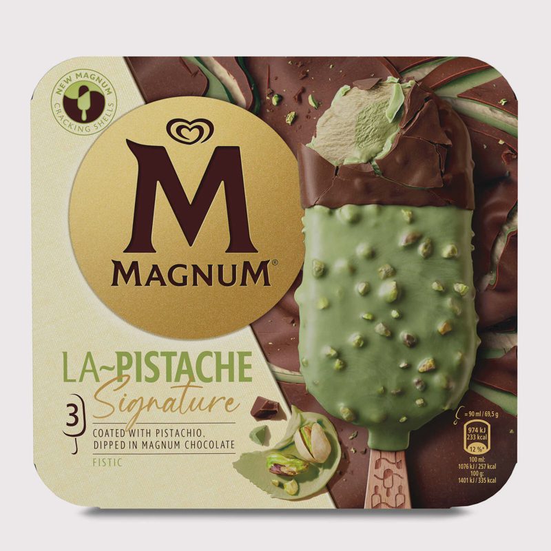 Magnum Signature Pistachio Ice Cream Sticks 3x 90 ml
