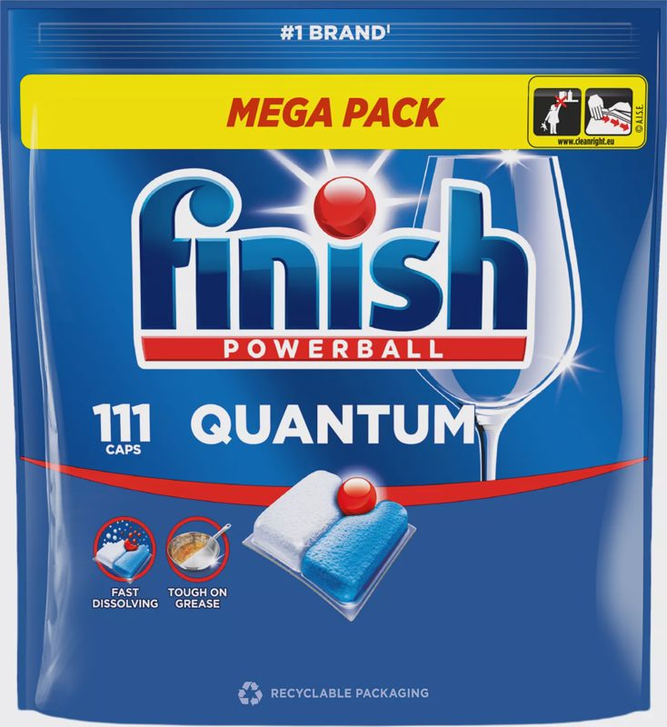 Finish Quantum kapsle do myčky nádobí - Fresh 111 ks