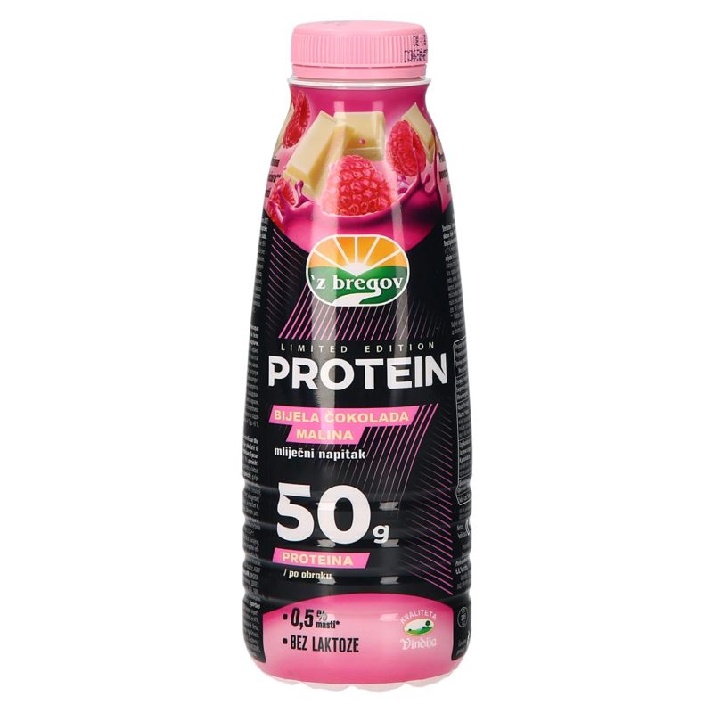 Vindija 'z bregov proteinski napitak malina i bijela čokolada 0,5 L
