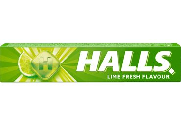 Ledinukai HALLS, žaliųjų citrinų skonio, 33.5 g