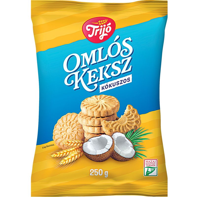TRIJÓ KÓKUSZOS OMLÓS KEKSZ