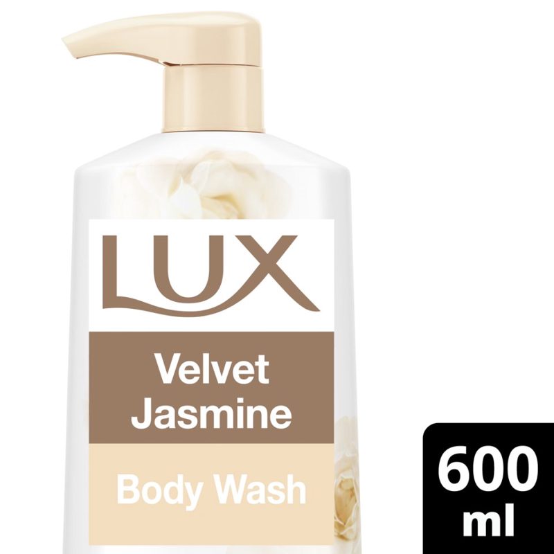 Lux Velvet Jasmine Delicate Fragrance Body Wash with Glycerin & Silk Essence 600 ml