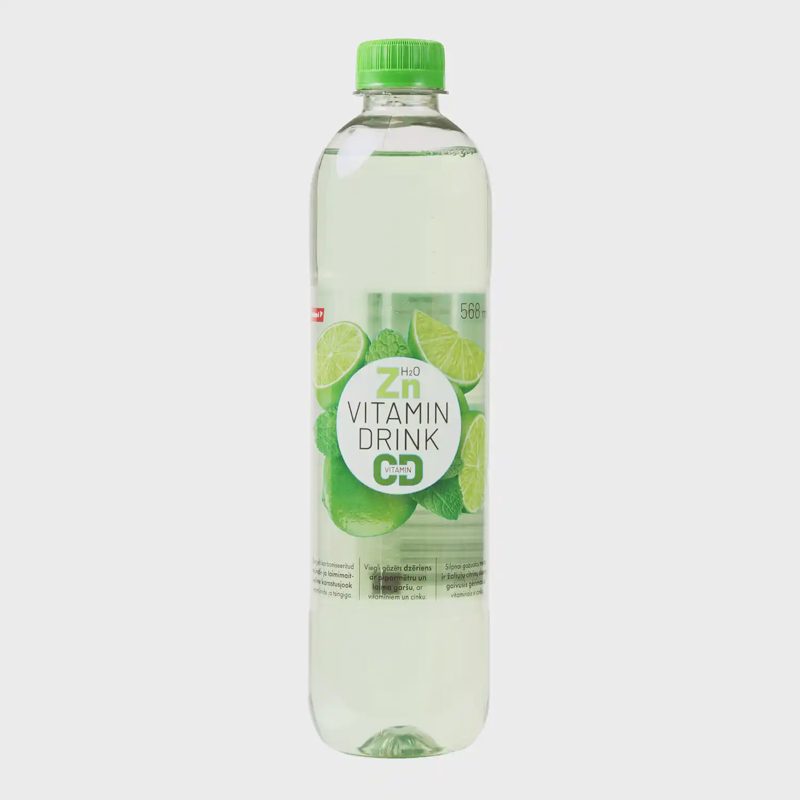 Leng. gaz. gėrimas RIMI MINT - LIME, 0,568 l